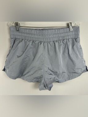 Varley Light Gray-Blue Kallin Athletic Running Shorts lined Size Large